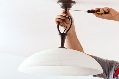 Installing a new light fixture