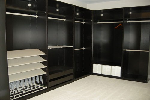 Assembling furniture in a home office