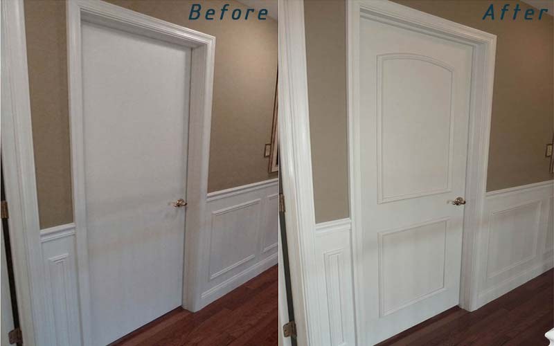 Replacing an interior door